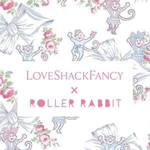 Roller Rabbit Love Shack Fancy White Floral Pajama Set